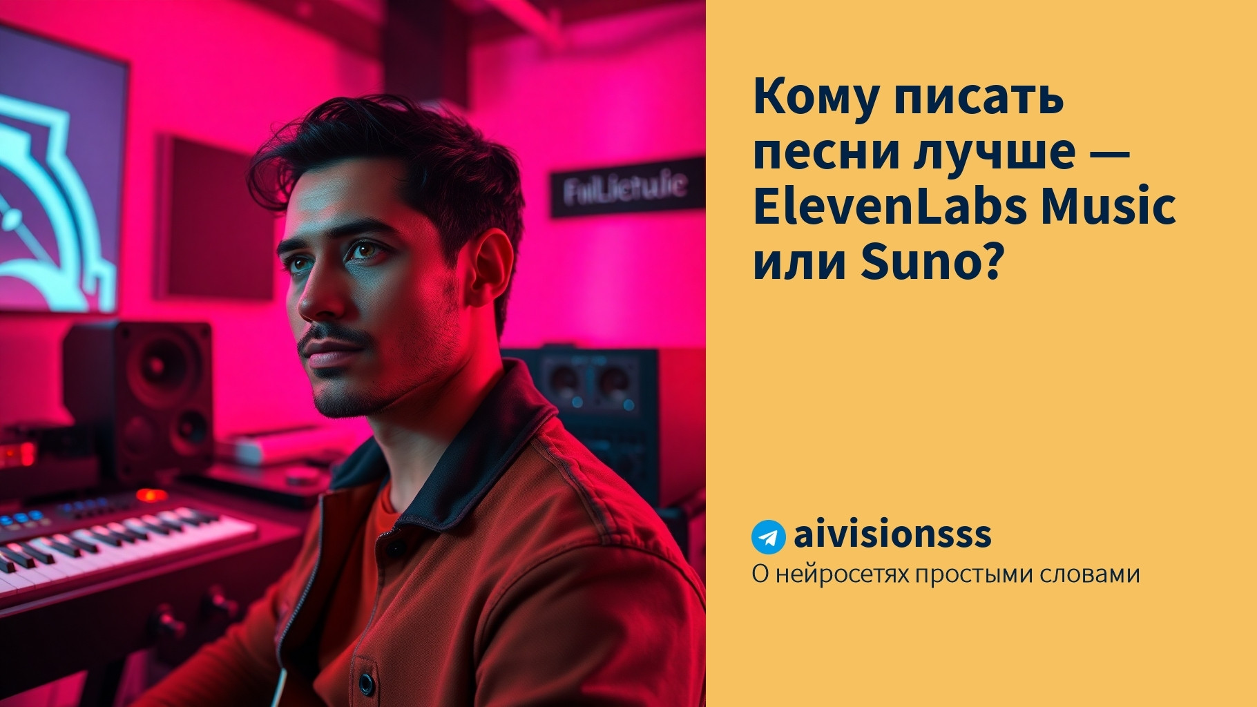 Вы сейчас просматриваете Кому писать песни лучше — ElevenLabs Music или Suno?