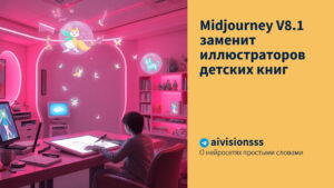 Читать далее о этой статье Midjourney V8.1 заменит иллюстраторов детских книг