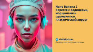 Читать далее о этой статье Nano Banana 2 борется с родинками, морщинами и шрамами как пластический хирург