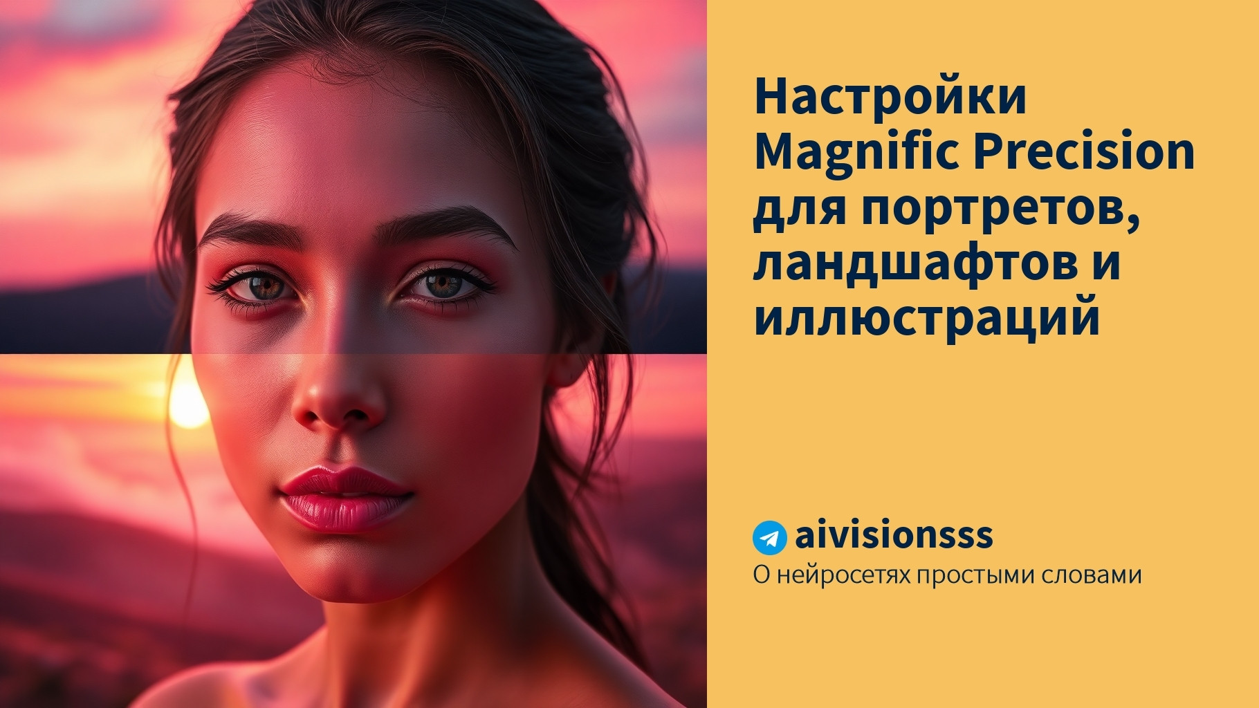 Читать далее о этой статье Настройки Magnific Precision для портретов, ландшафтов и иллюстраций
