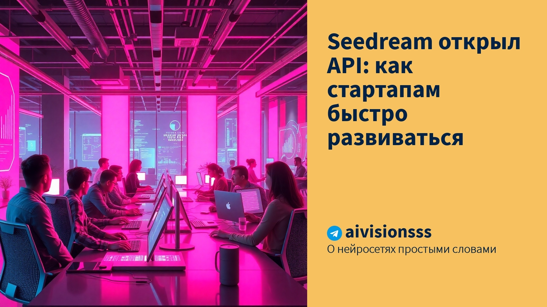 Читать далее о этой статье Seedream открыл API: как стартапам быстро развиваться