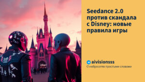Читать далее о этой статье Seedance 2.0 против скандала с Disney: новые правила игры