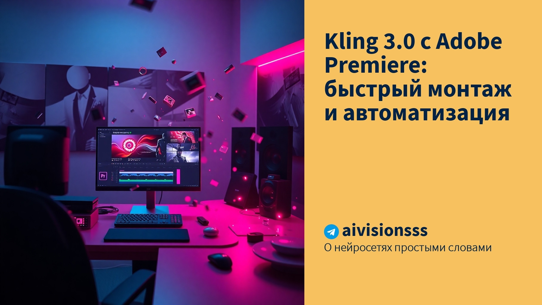 Читать далее о этой статье Kling 3.0 с Adobe Premiere: быстрый монтаж и автоматизация