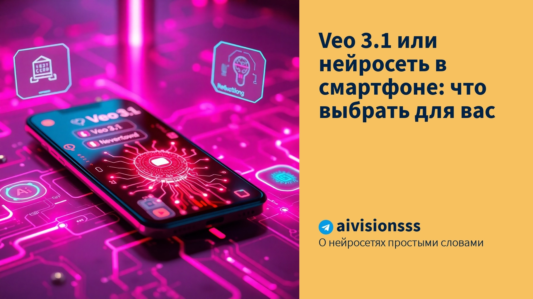 Читать далее о этой статье Veo 3.1 или нейросеть в смартфоне: что выбрать для вас