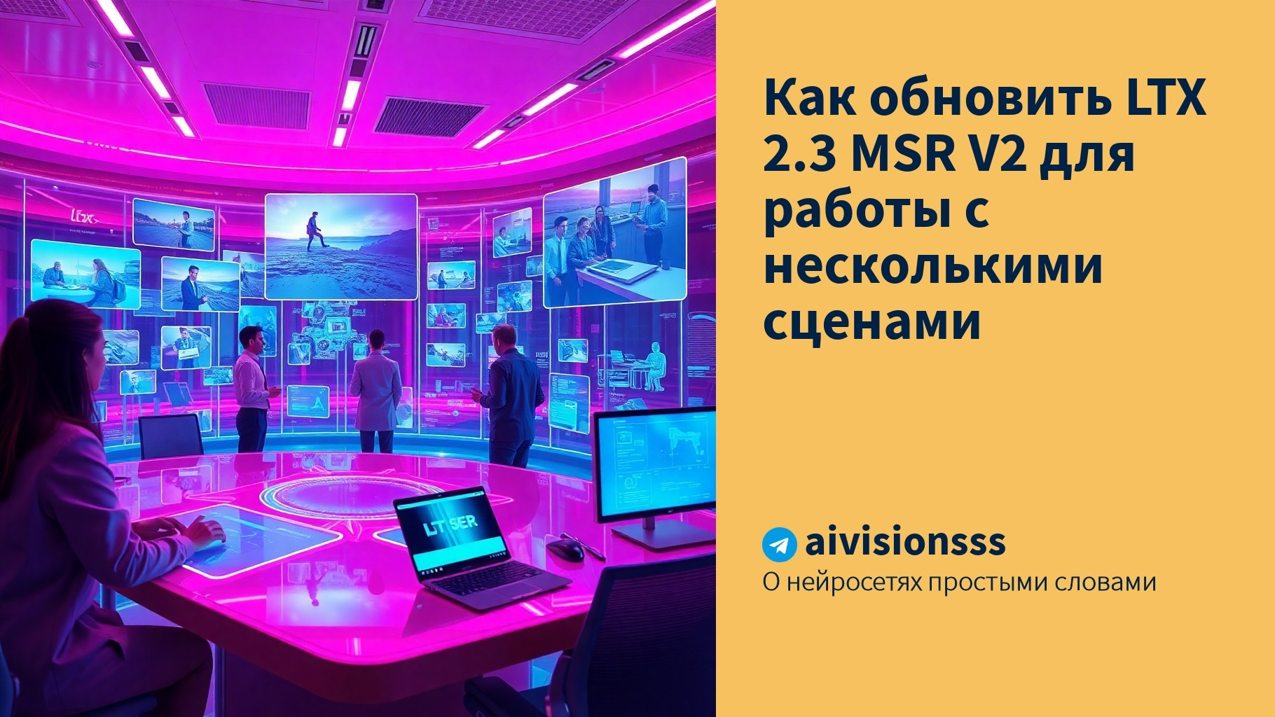Вы сейчас просматриваете Как обновить LTX 2.3 MSR V2 для работы с несколькими сценами