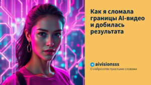 Читать далее о этой статье Как я сломала границы AI-видео и добилась результата