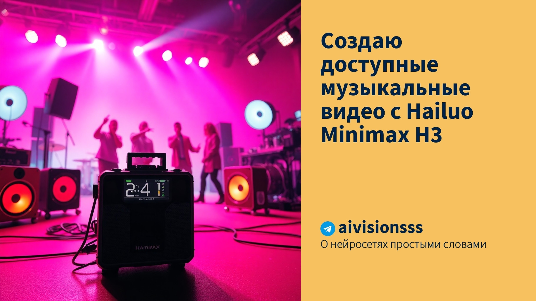 Читать далее о этой статье Создаю доступные музыкальные видео с Hailuo Minimax H3