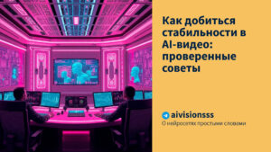 Читать далее о этой статье Как добиться стабильности в AI-видео: проверенные советы