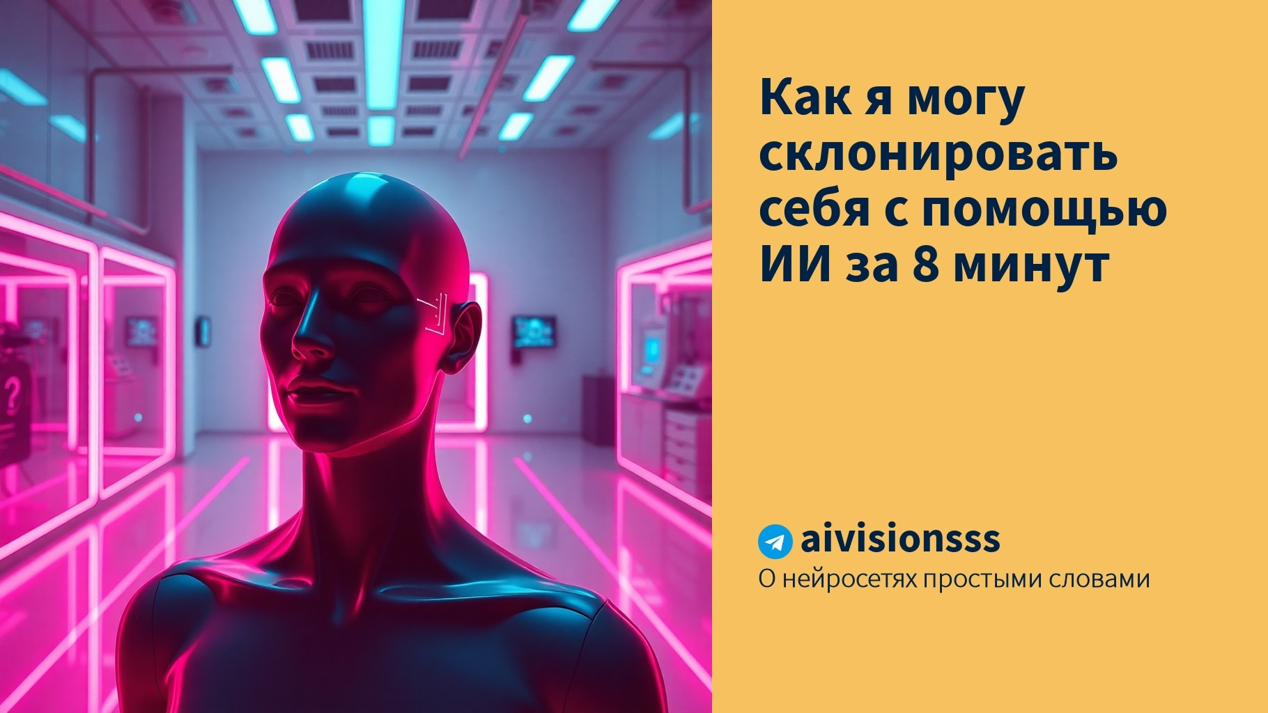 Читать далее о этой статье Как я могу склонировать себя с помощью ИИ за 8 минут