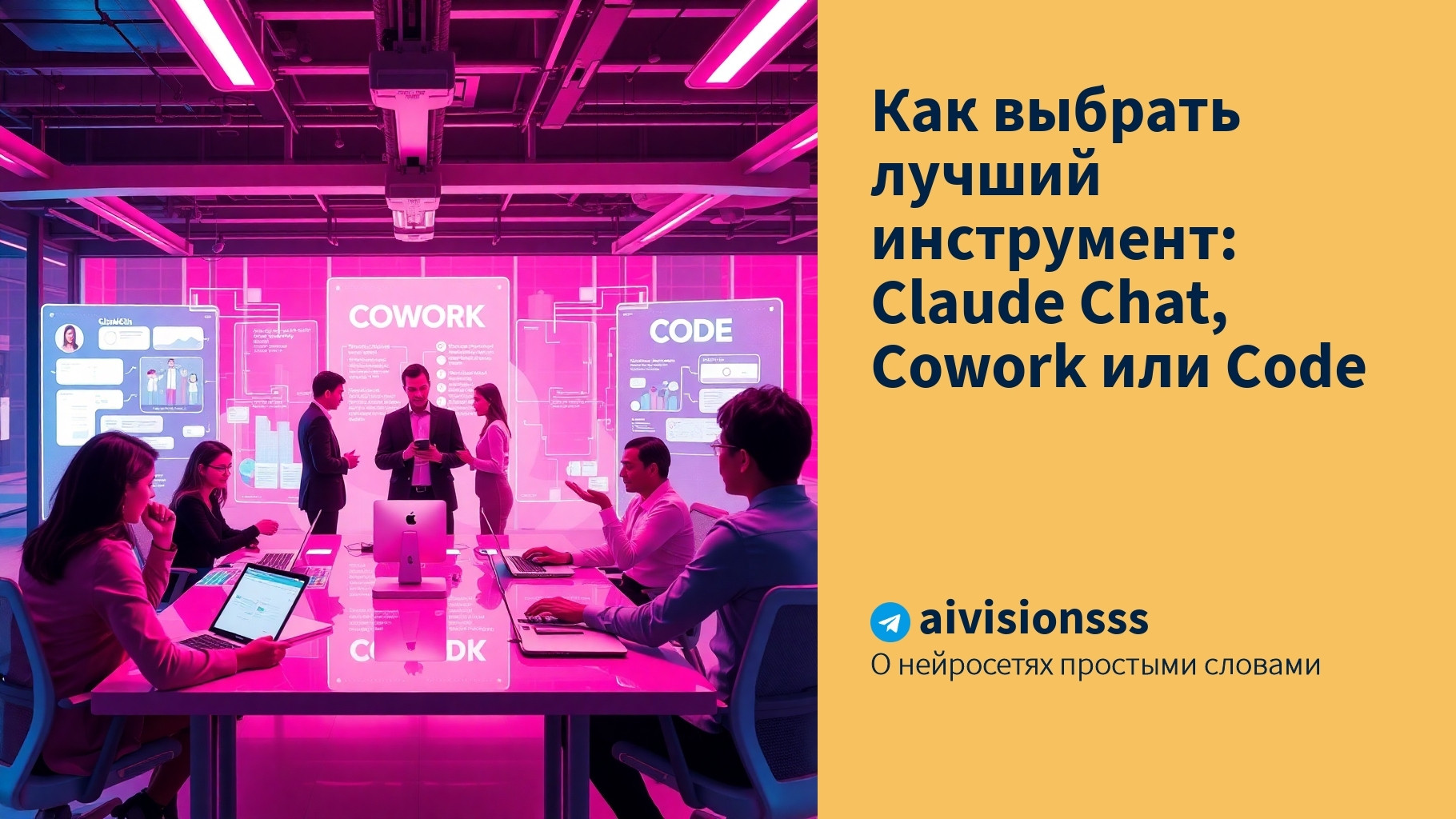 Читать далее о этой статье Как выбрать лучший инструмент: Claude Chat, Cowork или Code