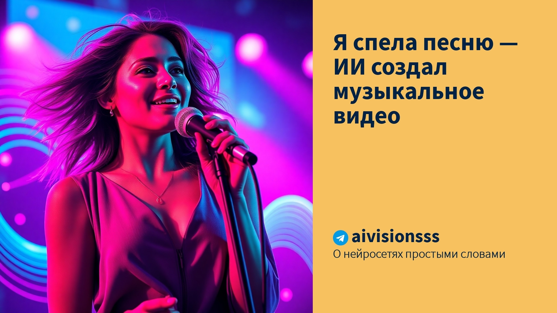 Читать далее о этой статье Я спела песню — ИИ создал музыкальное видео