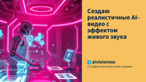Читать далее о этой статье Создаю реалистичные AI-видео с эффектом живого звука