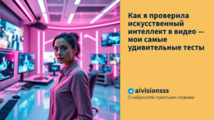 Читать далее о этой статье Как я проверила искусственный интеллект в видео — мои самые удивительные тесты