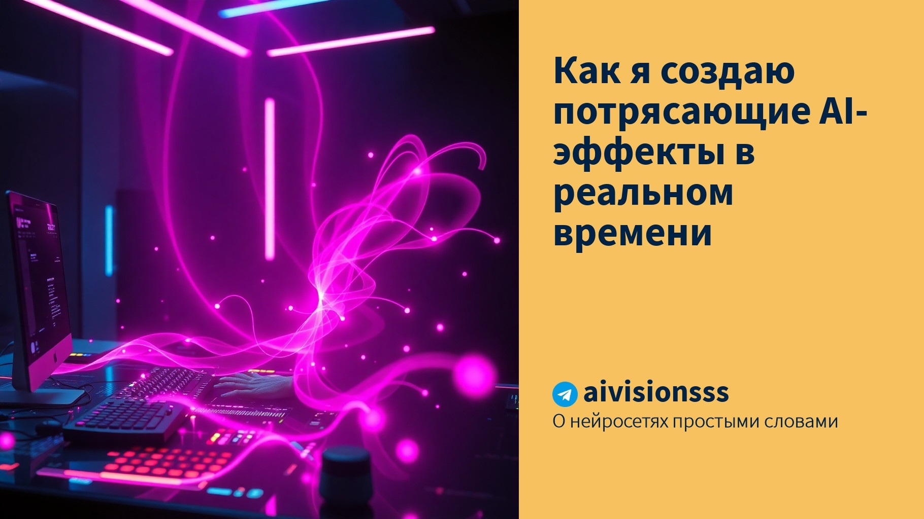 Вы сейчас просматриваете Как я создаю потрясающие AI-эффекты в реальном времени