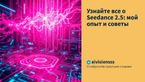Читать далее о этой статье Узнайте все о Seedance 2.5: мой опыт и советы