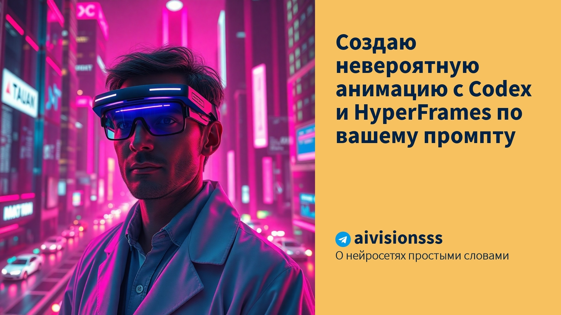 Читать далее о этой статье Создаю невероятную анимацию с Codex и HyperFrames по вашему промпту