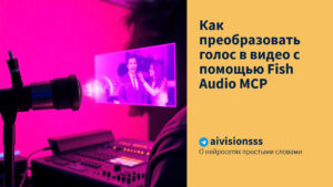 Читать далее о этой статье Как преобразовать голос в видео с помощью Fish Audio MCP